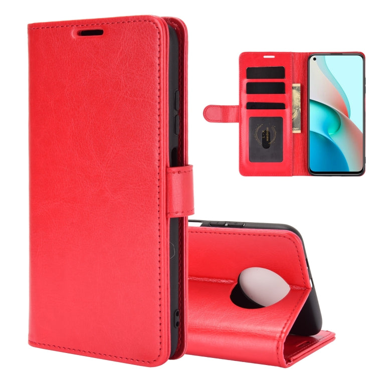 For Xiaomi Redmi Note 9 5G China Version R64 Texture Single Horizontal Flip Protective Case with Holder & Card Slots & Wallet& Photo Frame