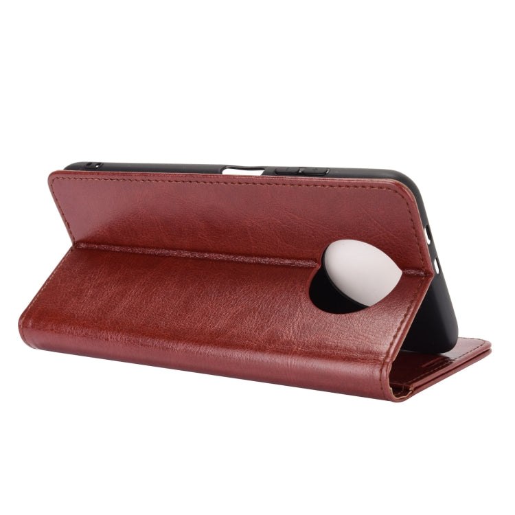 For Xiaomi Redmi Note 9 5G China Version R64 Texture Single Horizontal Flip Protective Case with Holder & Card Slots & Wallet& Photo Frame