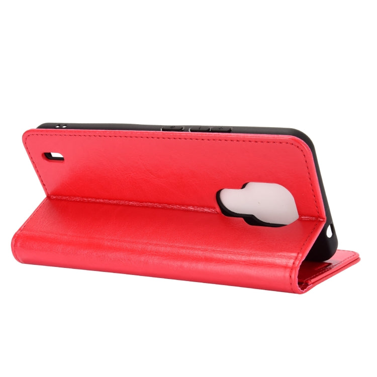 For Motorola Moto E7 R64 Texture Single Horizontal Flip Protective Case with Holder & Card Slots & Wallet& Photo Frame