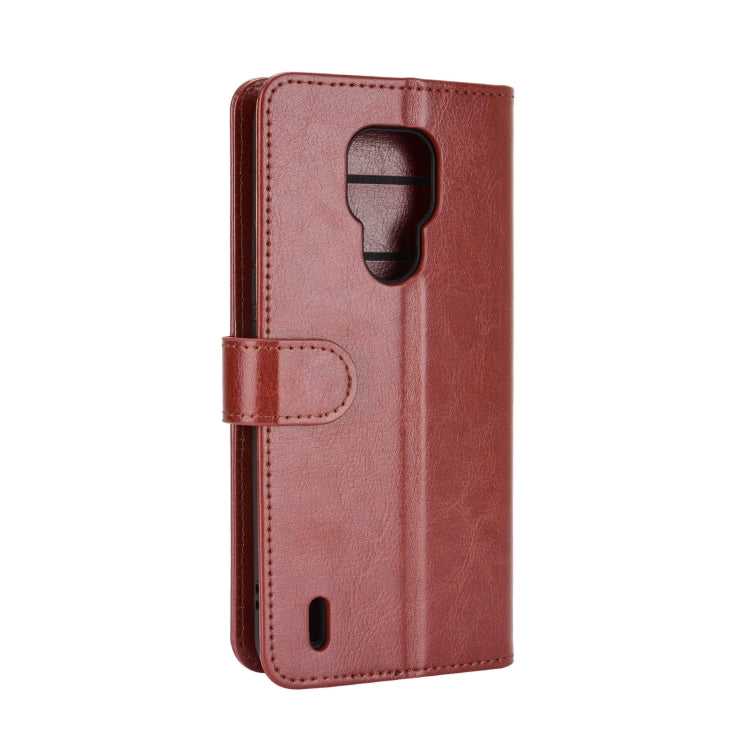 For Motorola Moto E7 R64 Texture Single Horizontal Flip Protective Case with Holder & Card Slots & Wallet& Photo Frame