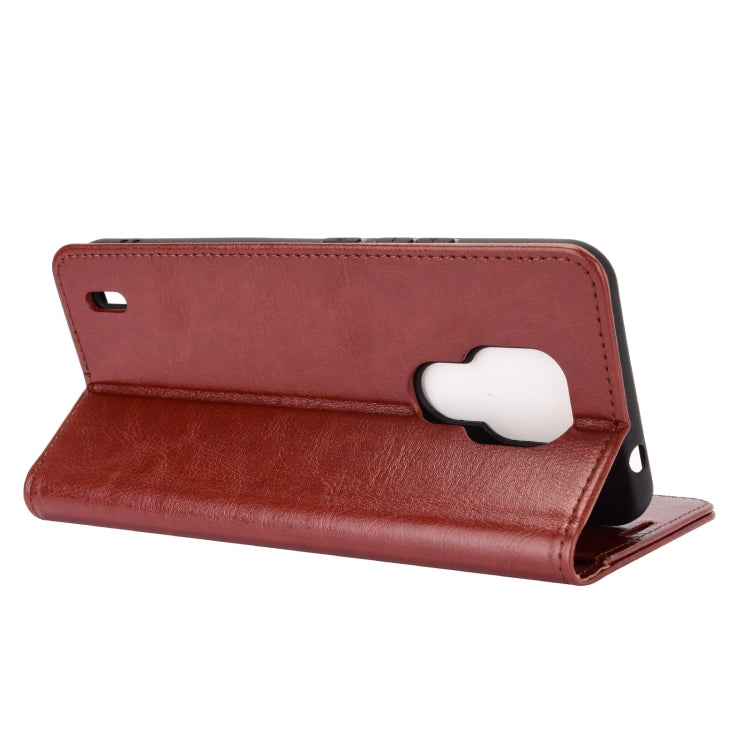 For Motorola Moto E7 R64 Texture Single Horizontal Flip Protective Case with Holder & Card Slots & Wallet& Photo Frame