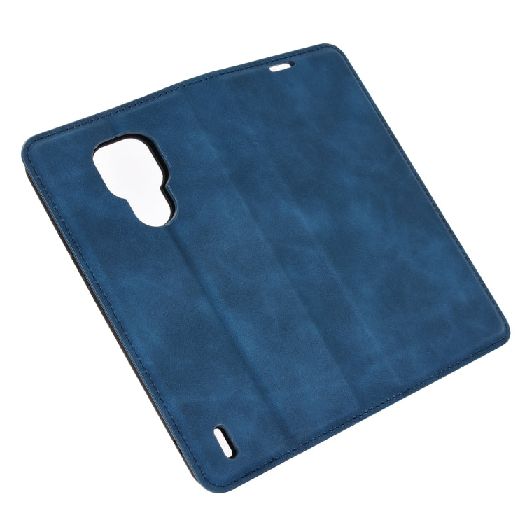 For Motorola Moto E7 Retro-skin Business Magnetic Suction Leather Case with Holder & Card Slots & Wallet