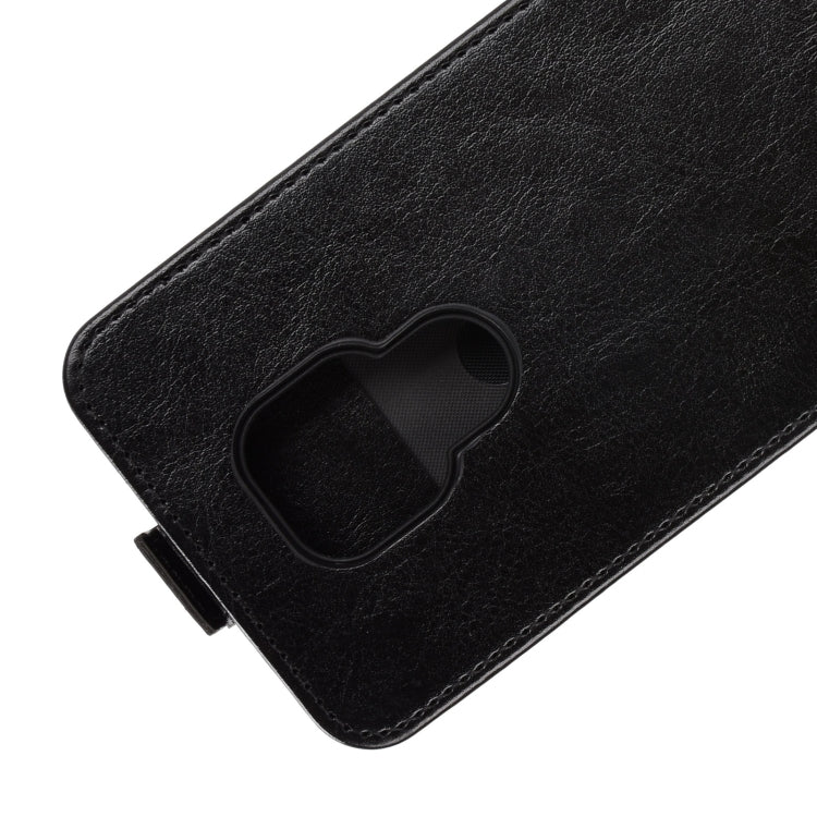 For Motorola Moto E7 R64 Texture Single Vertical Flip Leather Protective Case with Card Slots & Photo Frame