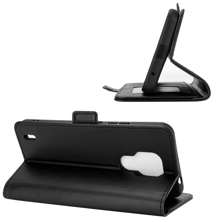 For Motorola Moto E7 Dual-side Magnetic Buckle Horizontal Flip Leather Case with Holder & Card Slots & Wallet