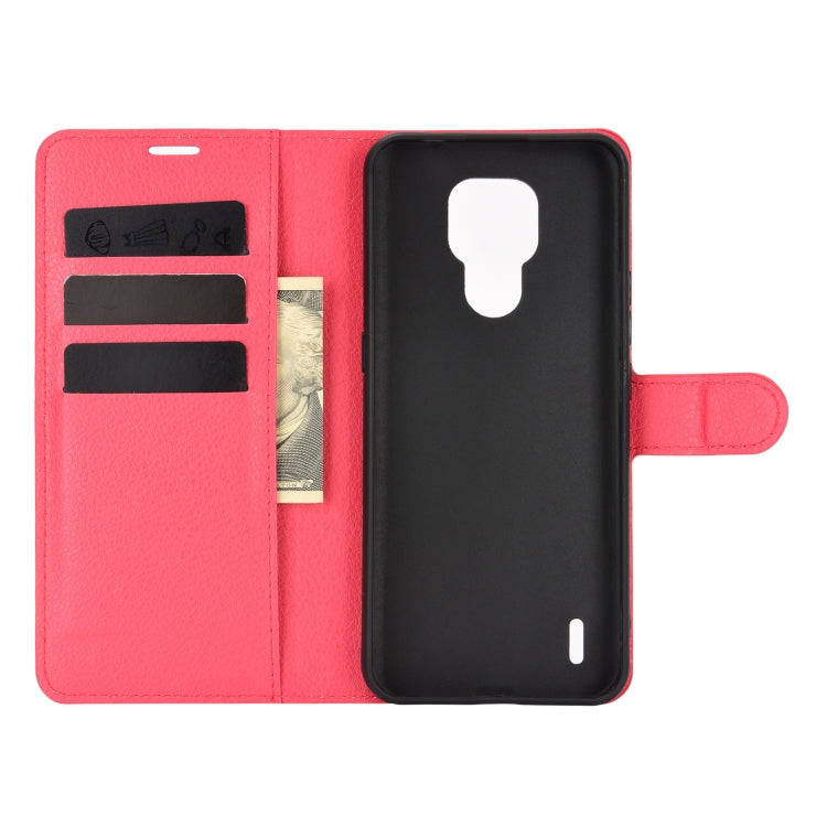 For Motorola Moto E7 Litchi Texture Horizontal Flip Protective Case with Holder & Card Slots & Wallet