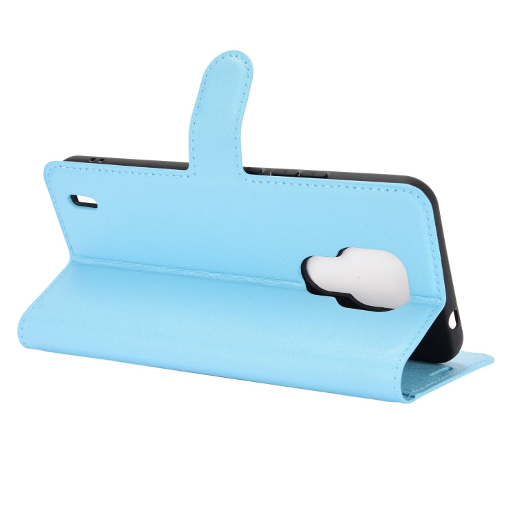 For Motorola Moto E7 Litchi Texture Horizontal Flip Protective Case with Holder & Card Slots & Wallet