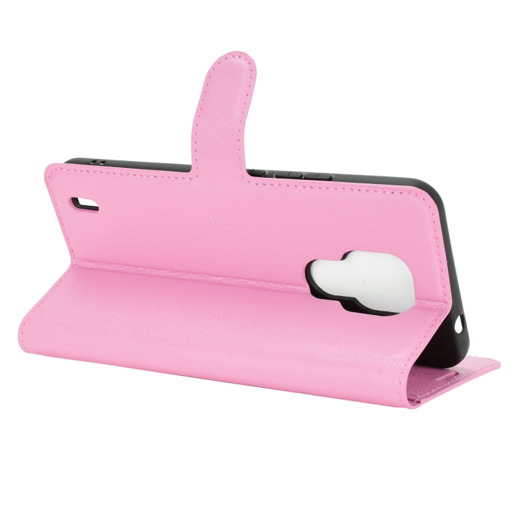 For Motorola Moto E7 Litchi Texture Horizontal Flip Protective Case with Holder & Card Slots & Wallet