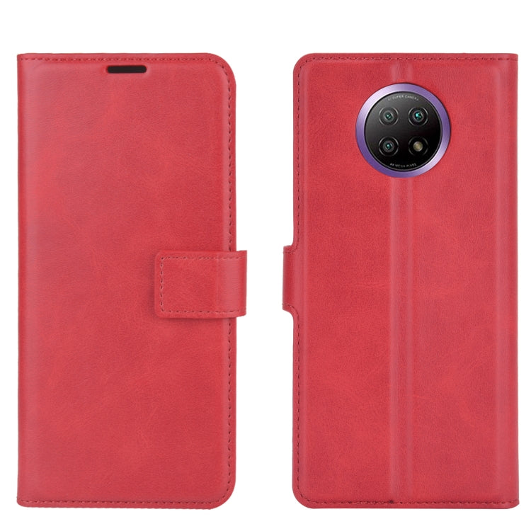 Retro Calf Pattern Buckle Horizontal Flip Leather Case with Holder & Card Slots & Wallet For Xiaomi Redmi Note 9 5G