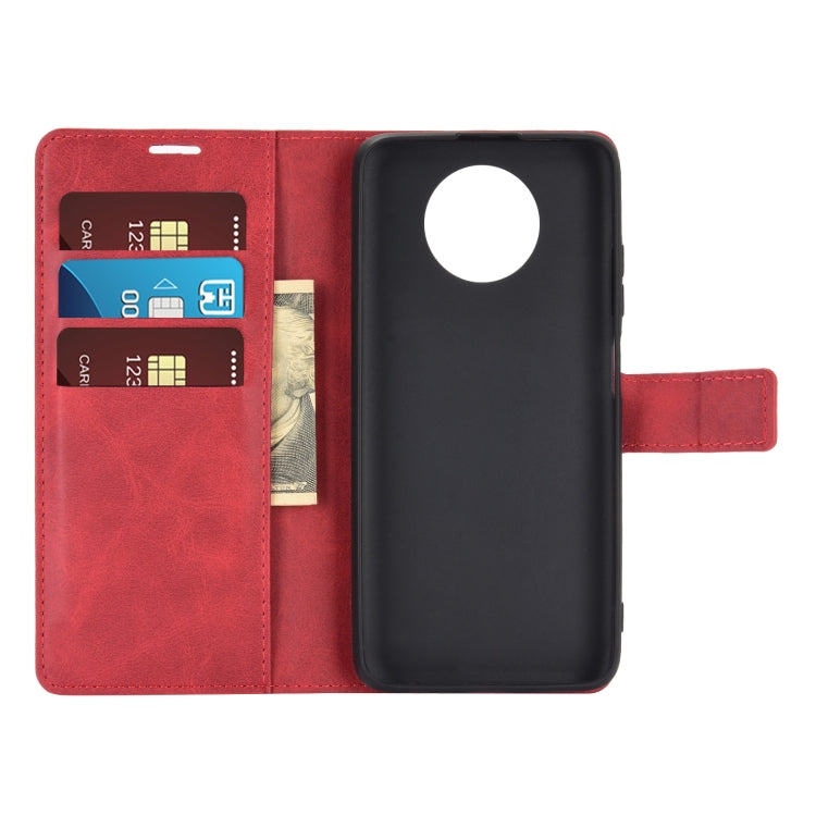 Retro Calf Pattern Buckle Horizontal Flip Leather Case with Holder & Card Slots & Wallet For Xiaomi Redmi Note 9 5G