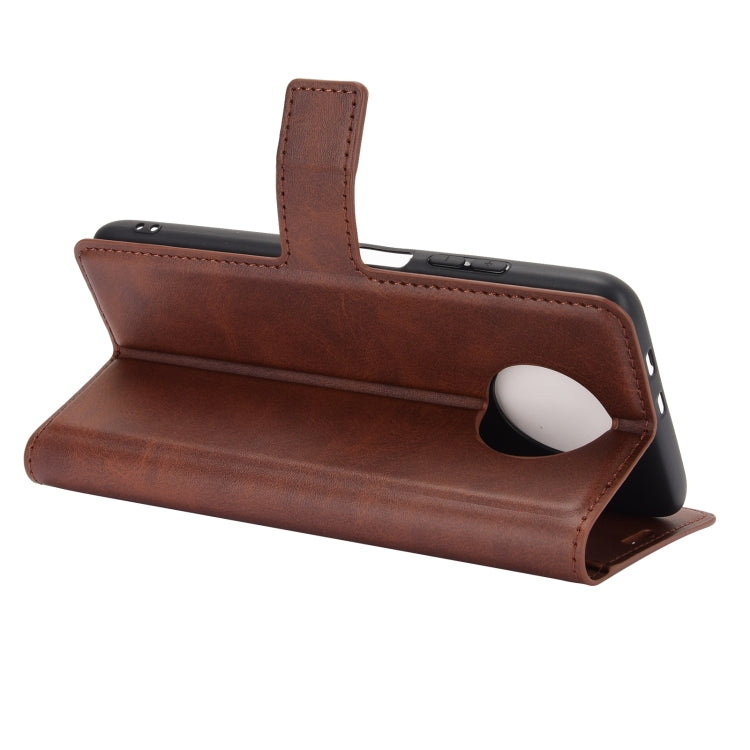 Retro Calf Pattern Buckle Horizontal Flip Leather Case with Holder & Card Slots & Wallet For Xiaomi Redmi Note 9 5G