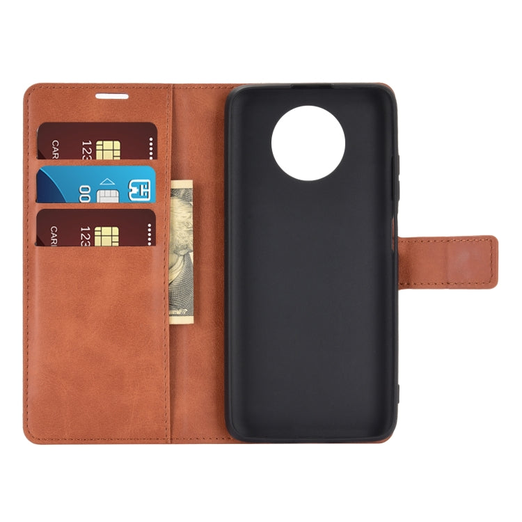 Retro Calf Pattern Buckle Horizontal Flip Leather Case with Holder & Card Slots & Wallet For Xiaomi Redmi Note 9 5G