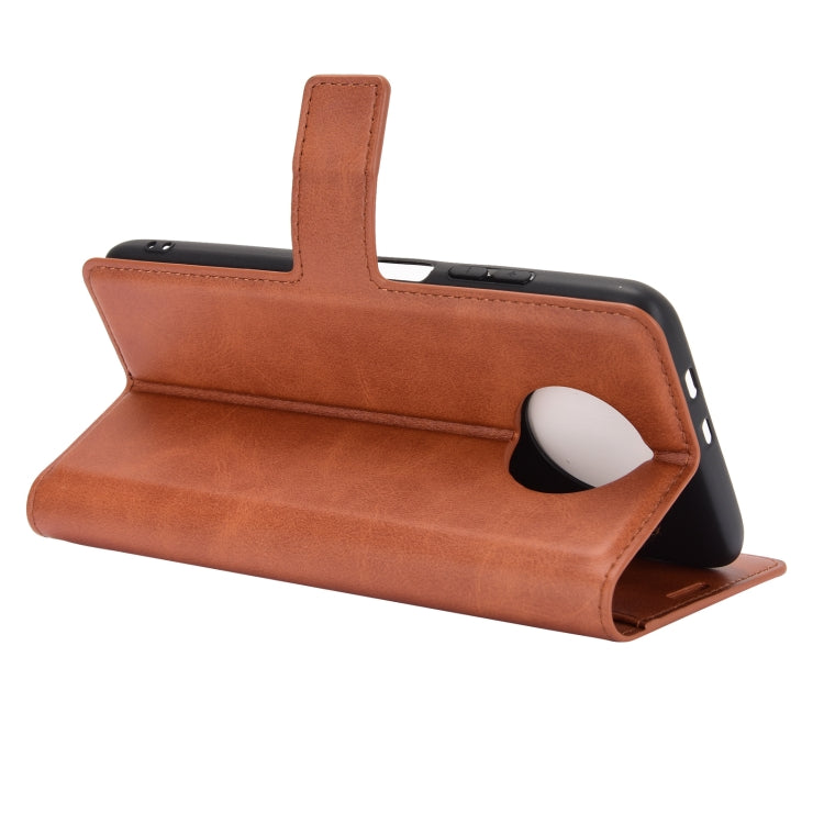 Retro Calf Pattern Buckle Horizontal Flip Leather Case with Holder & Card Slots & Wallet For Xiaomi Redmi Note 9 5G