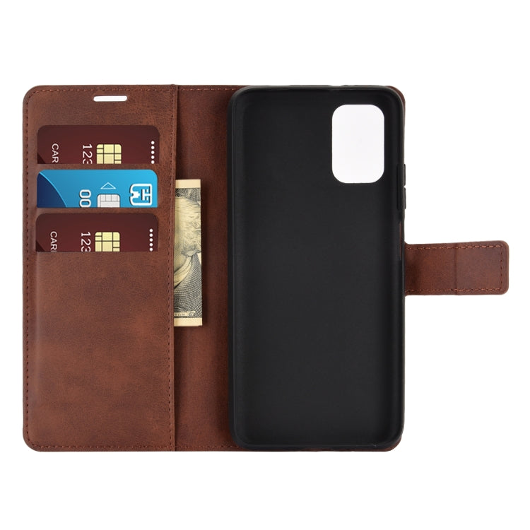 Retro Calf Pattern Buckle Horizontal Flip Leather Case with Holder & Card Slots & Wallet For Xiaomi POCO M3