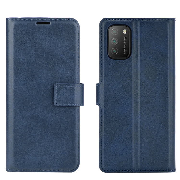 Retro Calf Pattern Buckle Horizontal Flip Leather Case with Holder & Card Slots & Wallet For Xiaomi POCO M3
