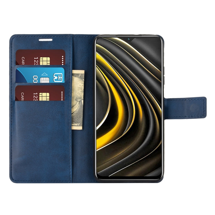 Retro Calf Pattern Buckle Horizontal Flip Leather Case with Holder & Card Slots & Wallet For Xiaomi POCO M3