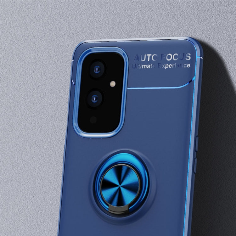 For OnePlus 9 Metal Ring Holder 360 Degree Rotating TPU Case