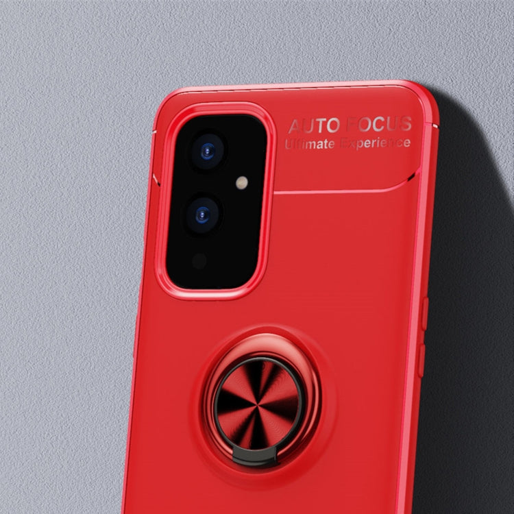 For OnePlus 9 Metal Ring Holder 360 Degree Rotating TPU Case