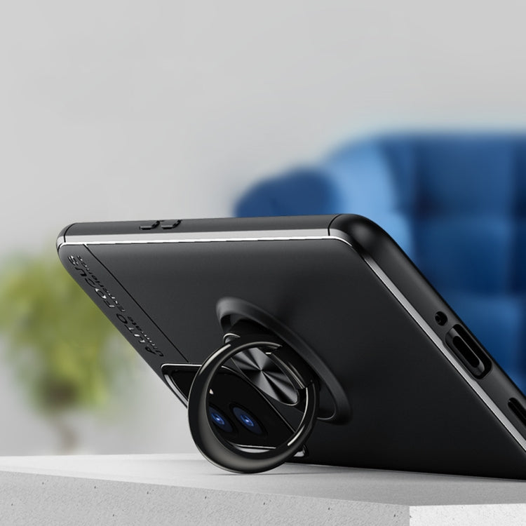 For OnePlus 9 Metal Ring Holder 360 Degree Rotating TPU Case