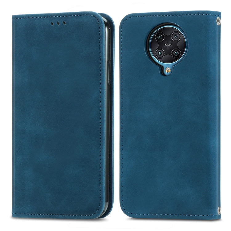For Xiaomi Redmi K30 Pro / K30 Ultra Retro Skin Feel Business Magnetic Horizontal Flip Leather Case With Holder & Card Slots & Wallet & Photo Frame