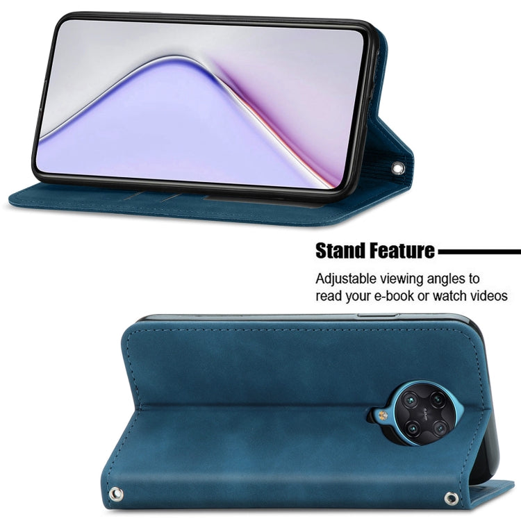 For Xiaomi Redmi K30 Pro / K30 Ultra Retro Skin Feel Business Magnetic Horizontal Flip Leather Case With Holder & Card Slots & Wallet & Photo Frame