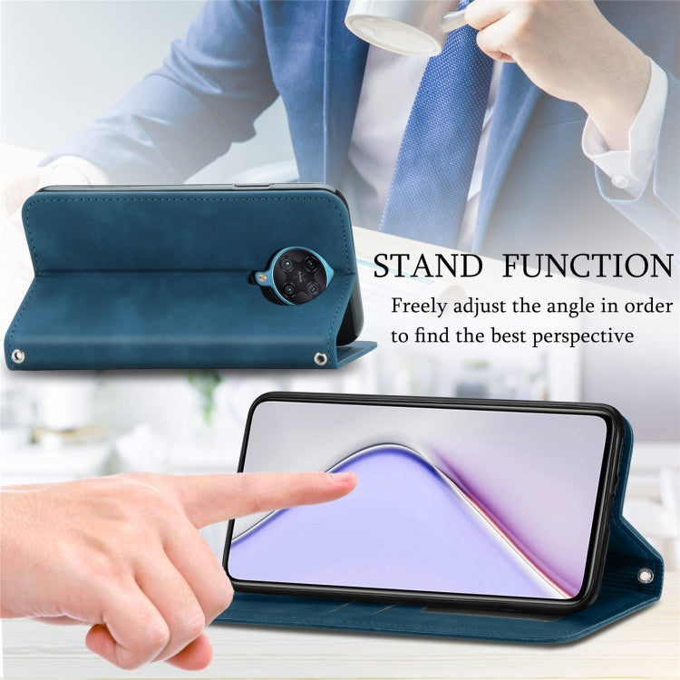 For Xiaomi Redmi K30 Pro / K30 Ultra Retro Skin Feel Business Magnetic Horizontal Flip Leather Case With Holder & Card Slots & Wallet & Photo Frame