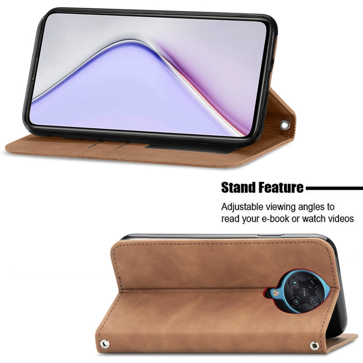 For Xiaomi Redmi K30 Pro / K30 Ultra Retro Skin Feel Business Magnetic Horizontal Flip Leather Case With Holder & Card Slots & Wallet & Photo Frame