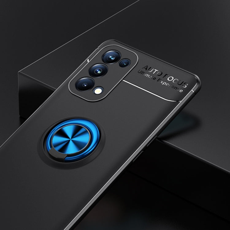 For OPPO Reno5 Pro Metal Ring Holder 360 Degree Rotating TPU Case
