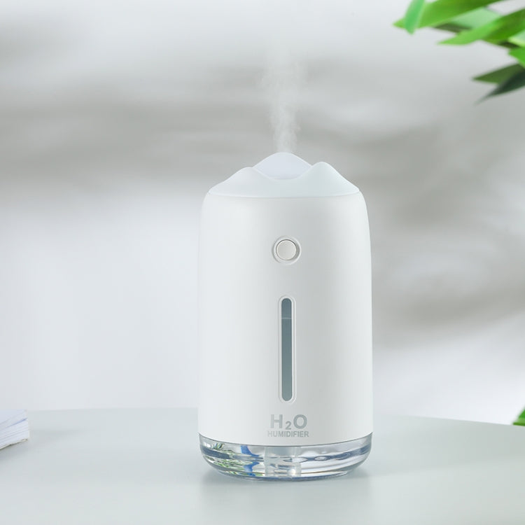 Snow Mountain Simple Mini Home Silent Bedroom Student Dormitory Office Portable USB Wireless Persistent Air Humidifier