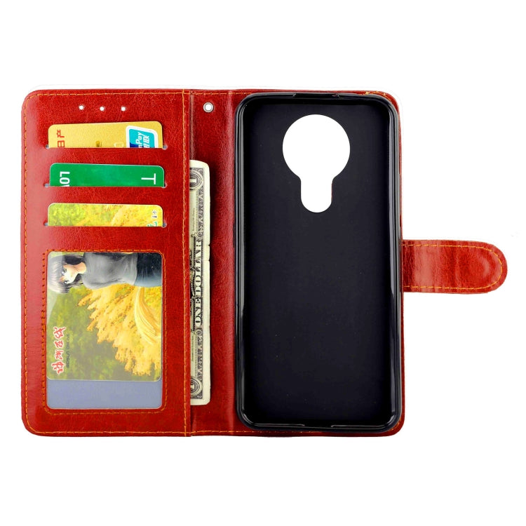 For Nokia 3.4 Crazy Horse Texture Leather Horizontal Flip Protective Case with Holder & Card Slots & Wallet & Photo Frame