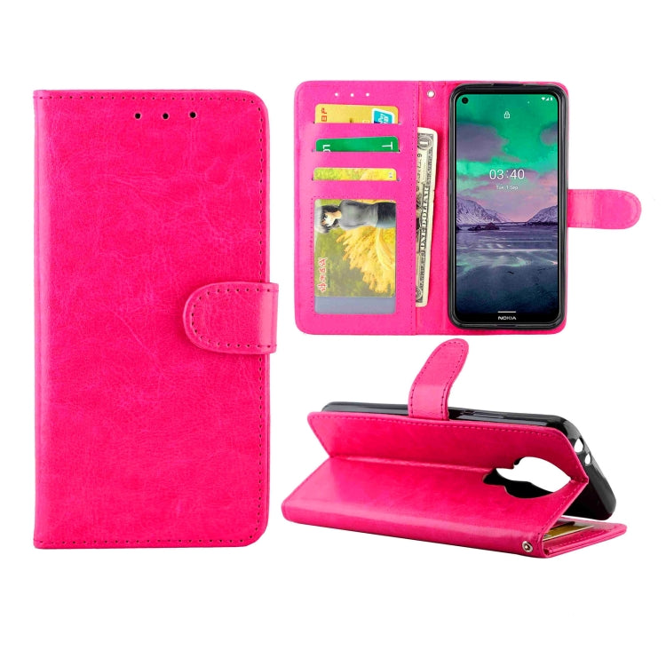 For Nokia 3.4 Crazy Horse Texture Leather Horizontal Flip Protective Case with Holder & Card Slots & Wallet & Photo Frame