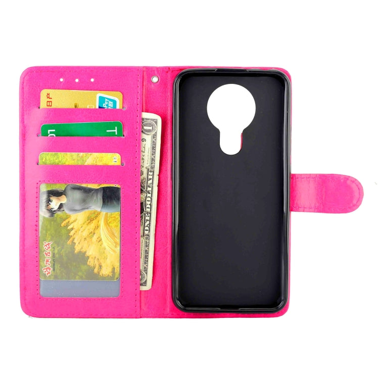 For Nokia 3.4 Crazy Horse Texture Leather Horizontal Flip Protective Case with Holder & Card Slots & Wallet & Photo Frame