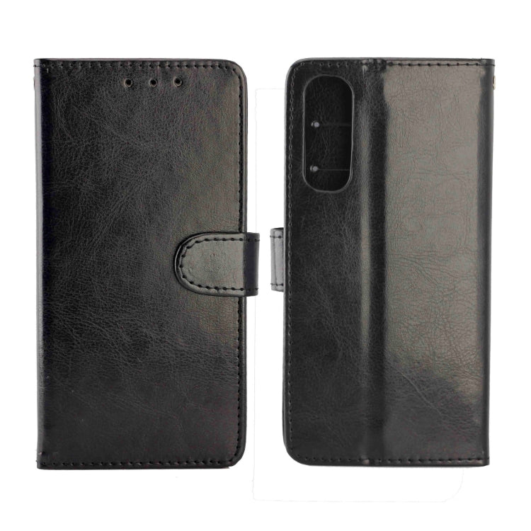 For Vivo Y73S Crazy Horse Texture Leather Horizontal Flip Protective Case with Holder & Card Slots & Wallet & Photo Frame