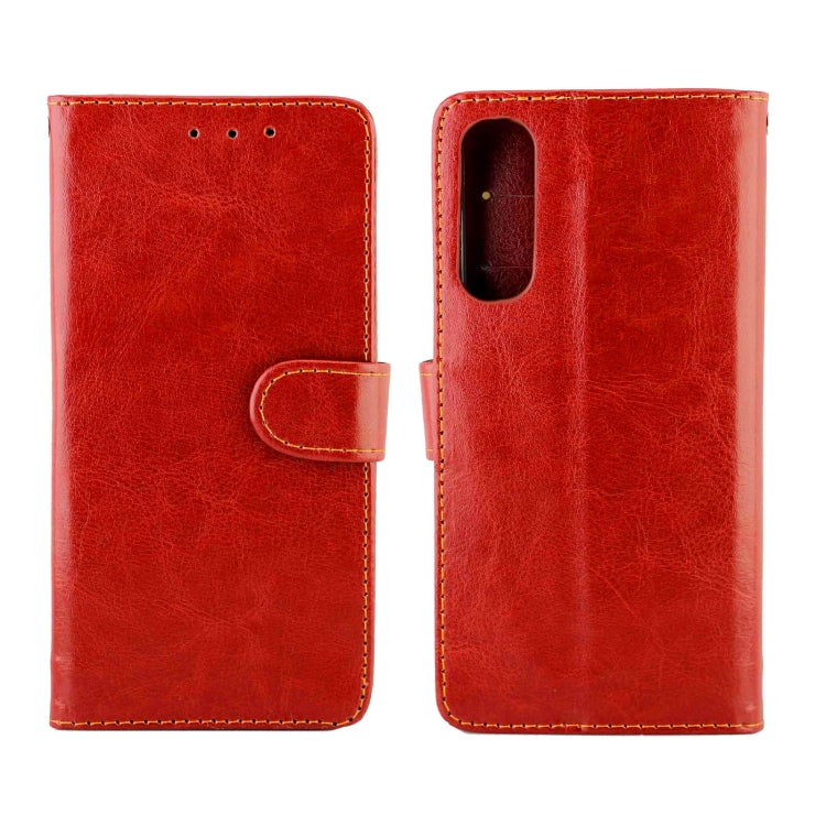 For Vivo Y73S Crazy Horse Texture Leather Horizontal Flip Protective Case with Holder & Card Slots & Wallet & Photo Frame