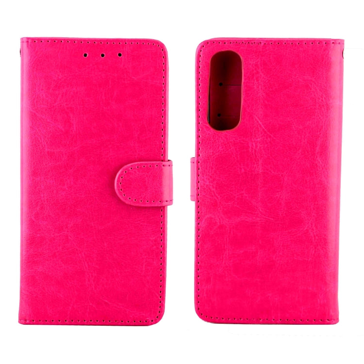 For Vivo Y73S Crazy Horse Texture Leather Horizontal Flip Protective Case with Holder & Card Slots & Wallet & Photo Frame