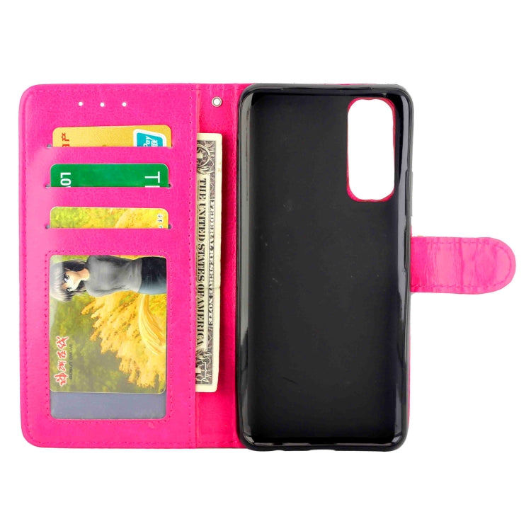 For Huawei P Smart(2021)/Y7a Crazy Horse Texture Leather Horizontal Flip Protective Case with Holder & Card Slots & Wallet & Photo Frame