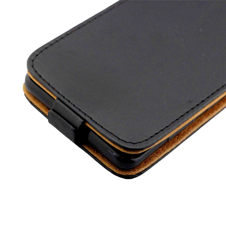 For Nokia2.4 Business Style Vertical Flip TPU Leather Case with Card Slot(Black)