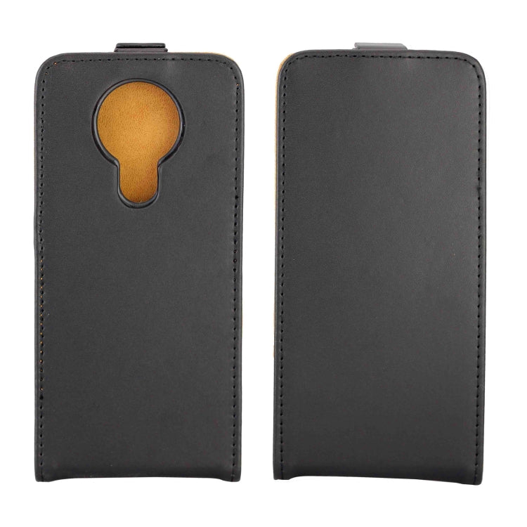 For Nokia3.4 Business Style Vertical Flip TPU Leather Case with Card Slot(Black)