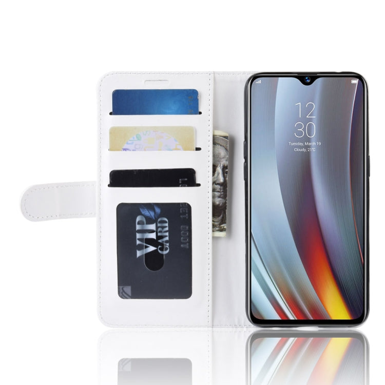 Crazy Horse Horizontal Flip PU Leather Case for OPPO Realme 3 Pro / Realme X Lite, with Wallet Holder & Card Slots & Photo Frame