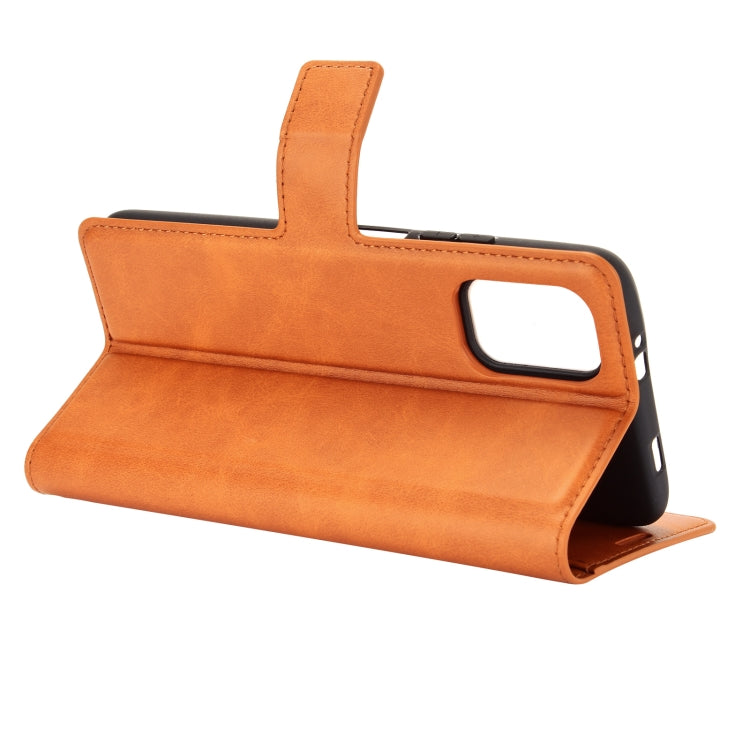 For Xiaomi Redmi Note 9 4G/Redmi 9 Power Retro Calf Pattern Buckle Card Wallet Left and Right Flip Phone Holster with Bracket Function