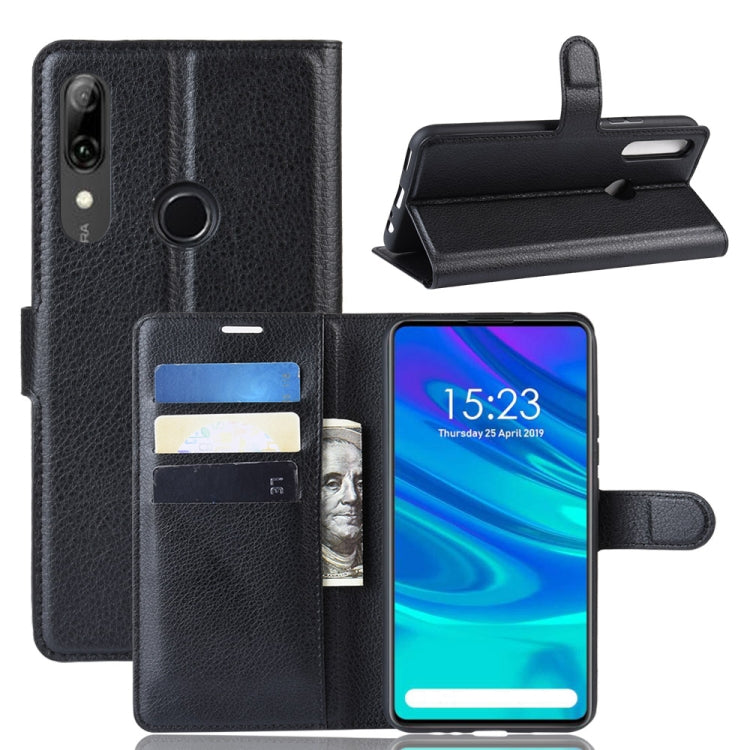 Litchi Skin PU Leather Wallet Stand Mobile Casing for Huawei P SMART Z