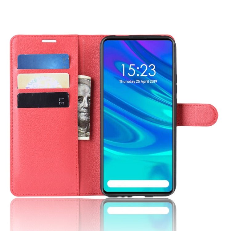 Litchi Skin PU Leather Wallet Stand Mobile Casing for Huawei P SMART Z
