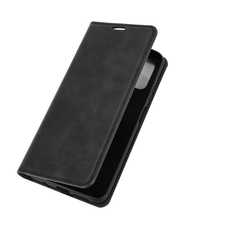 For Xiaomi Redmi Note 9 4G Retro-skin Business Magnetic Suction Leather Case with Holder & Card Slots & Wallet