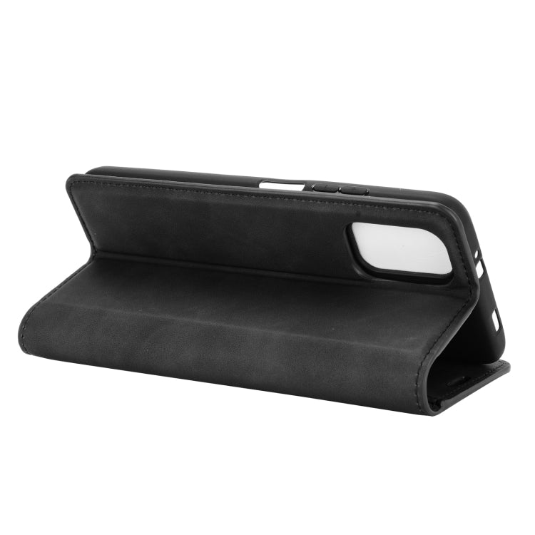 For Xiaomi Redmi Note 9 4G Retro-skin Business Magnetic Suction Leather Case with Holder & Card Slots & Wallet