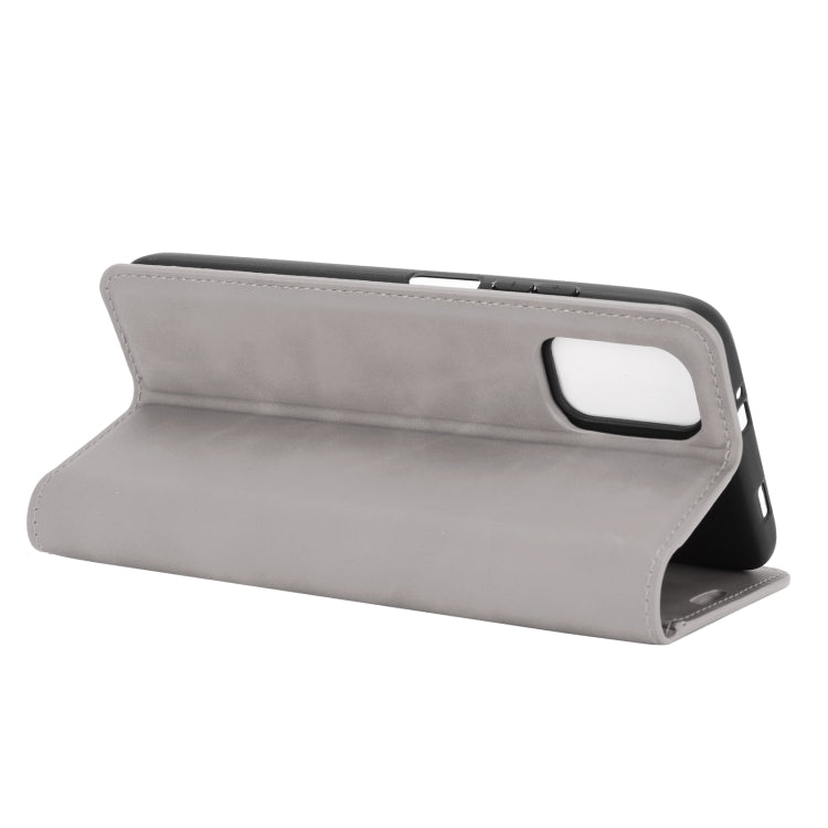 For Xiaomi Redmi Note 9 4G Retro-skin Business Magnetic Suction Leather Case with Holder & Card Slots & Wallet