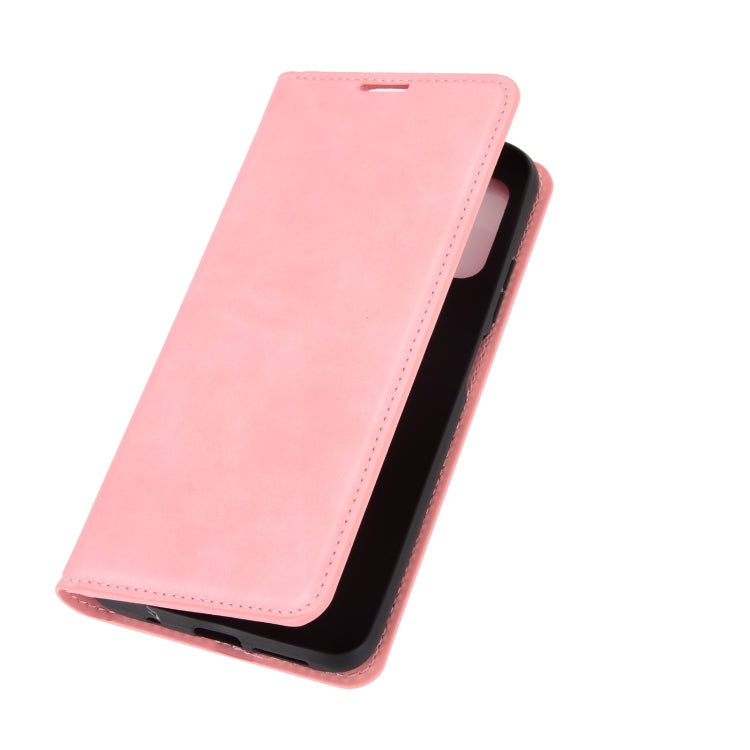 For Xiaomi Redmi Note 9 4G Retro-skin Business Magnetic Suction Leather Case with Holder & Card Slots & Wallet