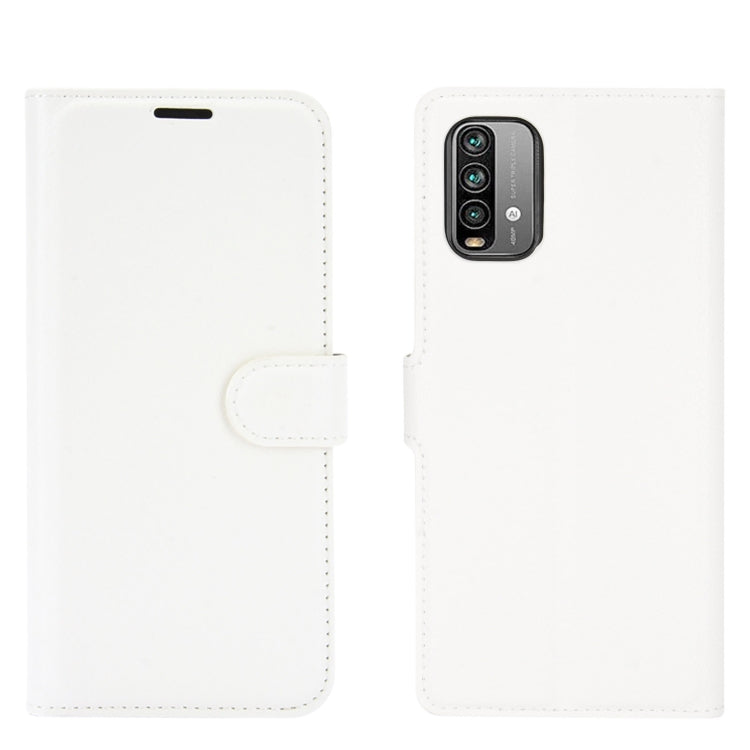 For Xiaomi Redmi Note 9 4G Litchi Texture Horizontal Flip Protective Case with Holder & Card Slots & Wallet