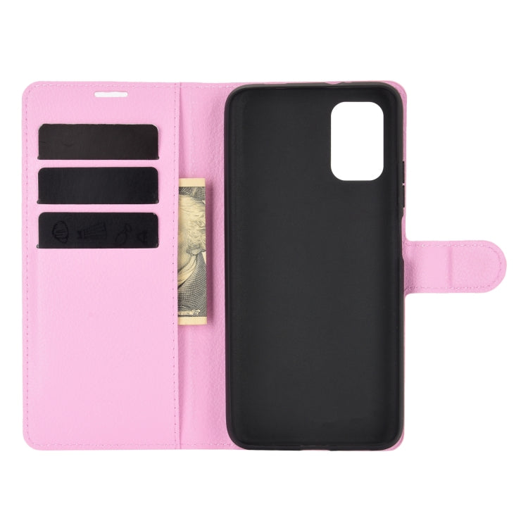 For Xiaomi Redmi Note 9 4G Litchi Texture Horizontal Flip Protective Case with Holder & Card Slots & Wallet
