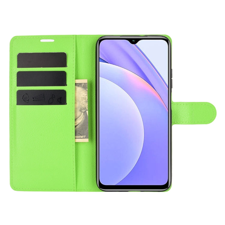 For Xiaomi Redmi Note 9 4G Litchi Texture Horizontal Flip Protective Case with Holder & Card Slots & Wallet