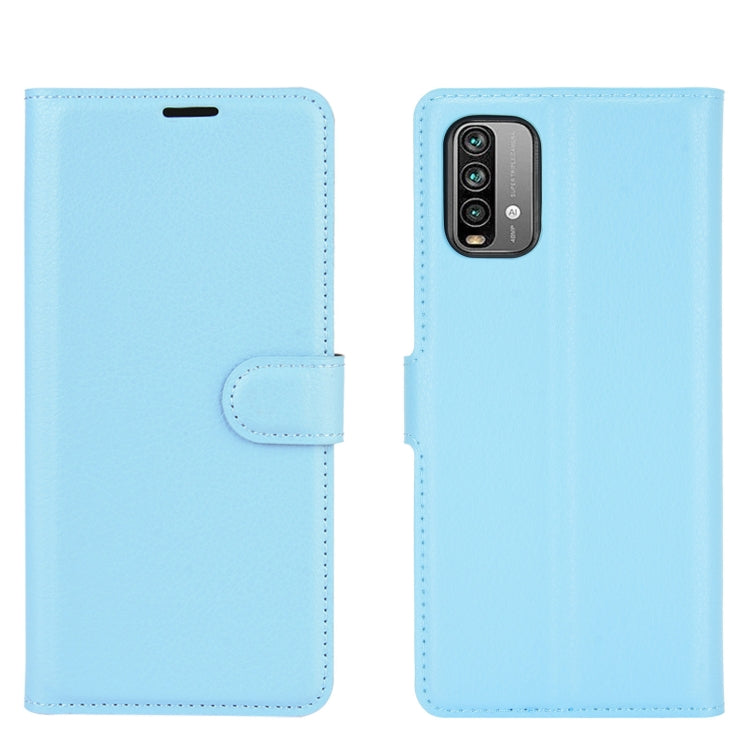 For Xiaomi Redmi Note 9 4G Litchi Texture Horizontal Flip Protective Case with Holder & Card Slots & Wallet