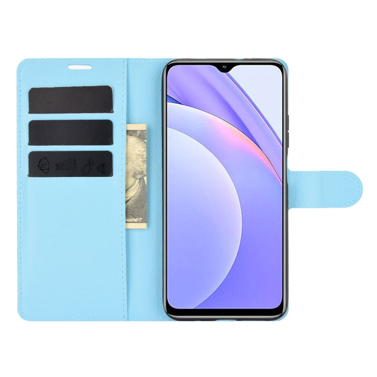 For Xiaomi Redmi Note 9 4G Litchi Texture Horizontal Flip Protective Case with Holder & Card Slots & Wallet
